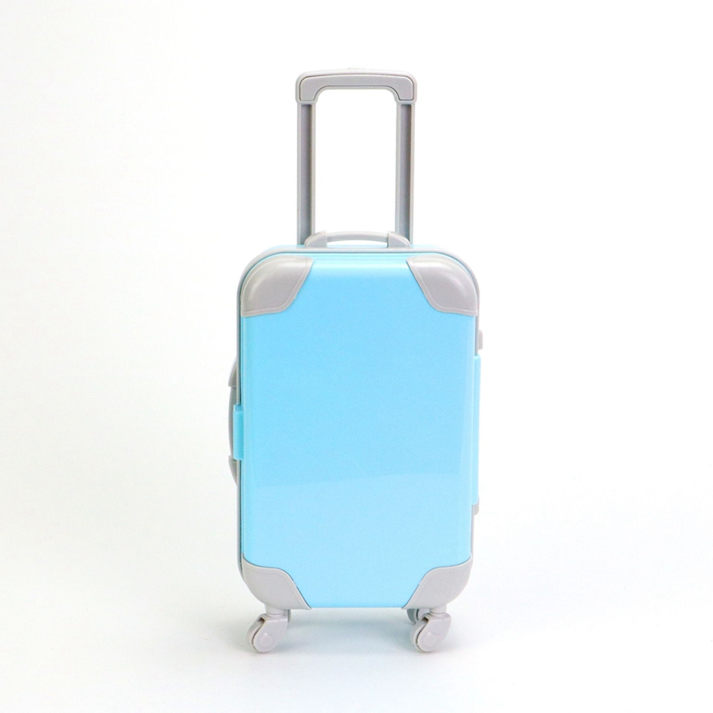 Dollhouse Miniature Scene Decoration Mini Simulation Suitcase For Small Luggage Doll Accessories Toys: black