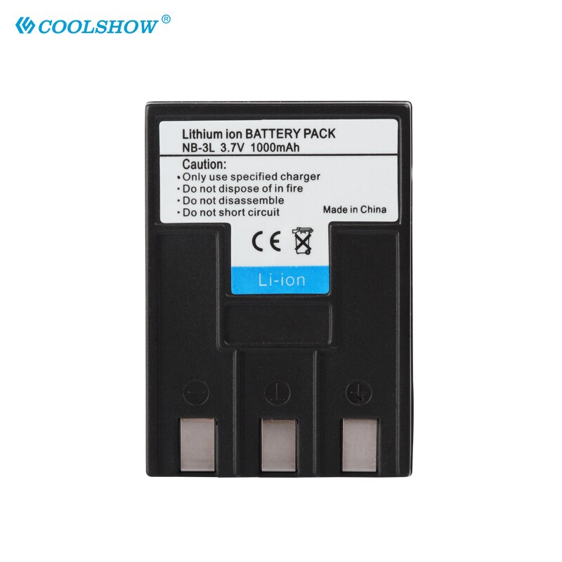 Camera Batterij NB-3L NB3L Nb 3L Voor Canon Ixus Iis SD110 Ixy I2 I5 S700 750 700 Is Iis SD20 PC1060 PC1114 110.1000Mah Batterijen