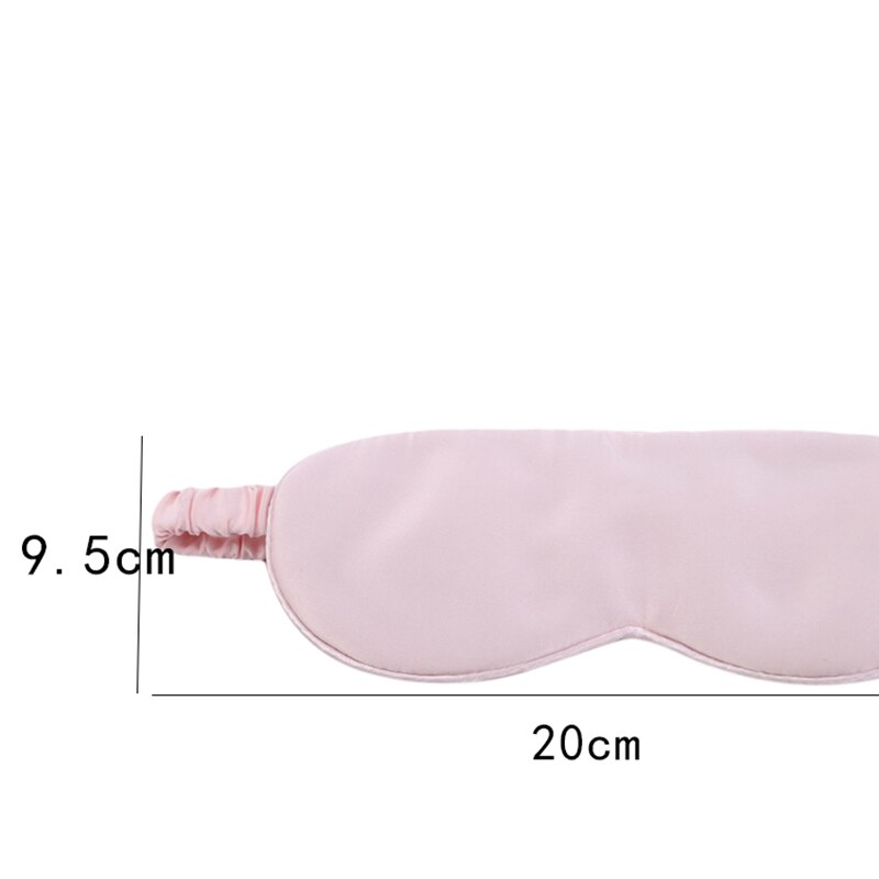 19 antifaz para dormir de seda Mulberry y venda para los ojos con correa elástica cubierta suave para ojos sombra para dormir de noche máscara de ojo de siesta de viaje