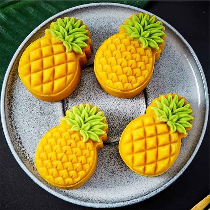 30G/50G Ananas Cookie Stempel Cutters Fruit Vorm Maan Cakevorm Set Diy Hand Druk Cookie Dessert cutter Gebak Cakevorm