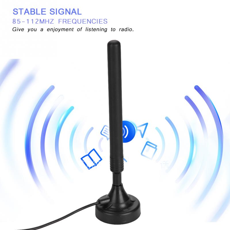 High Gain FM Radio Antenne Huishoudelijke 25dB 85-112Mhz Hoge Gevoeligheid USB FM Antenne Voor Low Floor Plug en Spelen