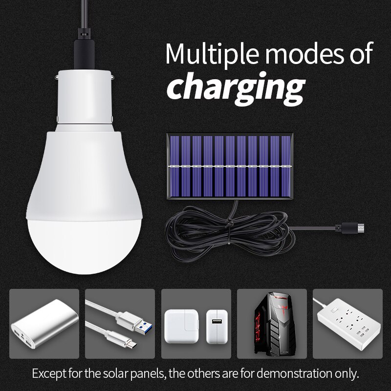 Canling Led Solar Lamp 15W 250LM Usb 5V Solar Power Light Draagbare Outdoor Kamp Tent Vissen Lamp Met zonnepaneel
