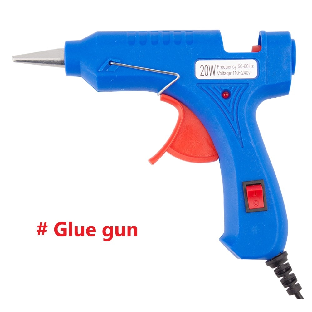 20W High Temp Melt Glue Gun Graft Repair Heat Gun Pneumatic DIY handmade Tools styrofoam rose bear
