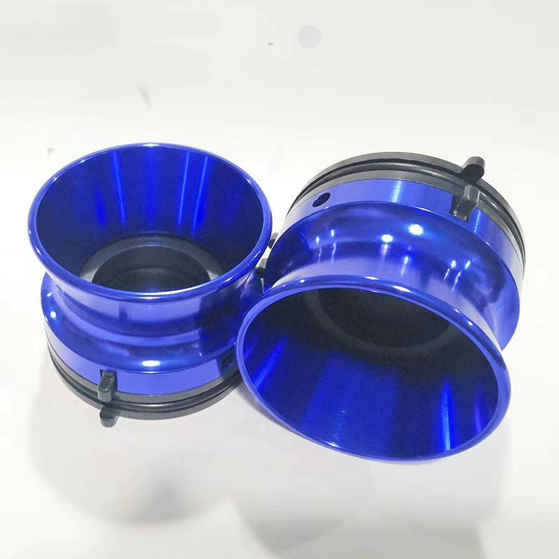 1 Pair Standard 1/4" Silver NAB Hub Adapters For Reel To Reel Tape Recorder: Blue