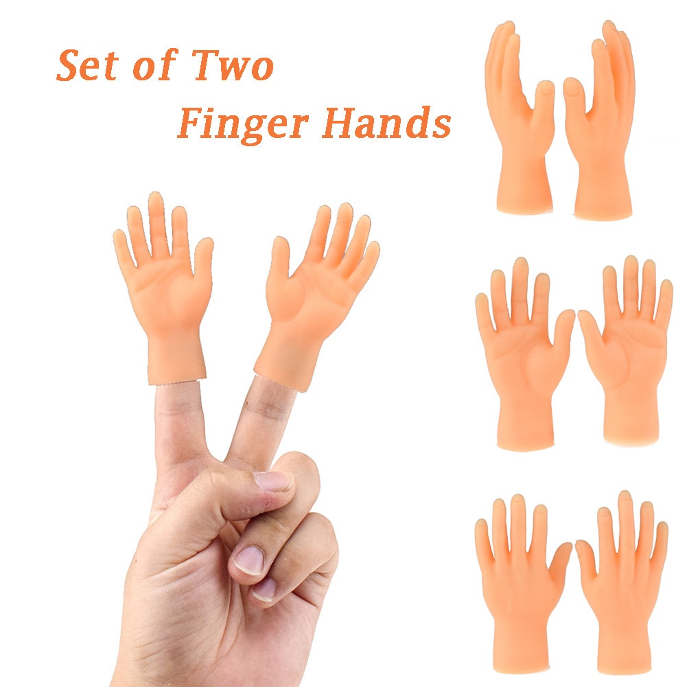 Grappige Vijf Vingers Open Handpalmen En Vingers Set Van Speelgoed Rond De Kleine Hand Model Speelgoed Siliconen Tiny handen Игрушки