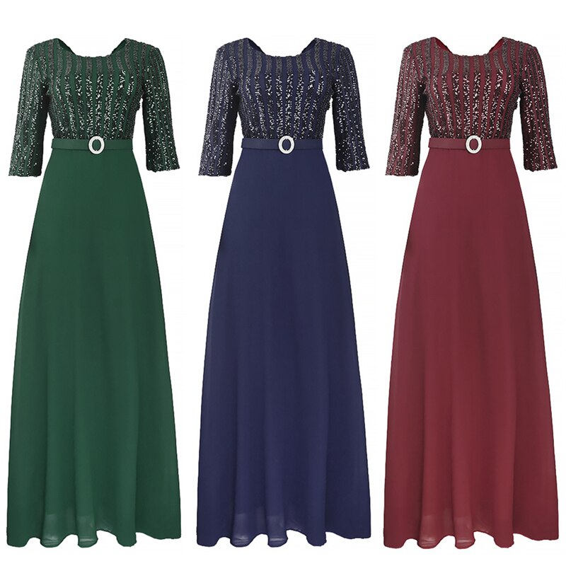 African Dresses for Women Dashiki sequin African Clothes Traditional Party Africa Dress