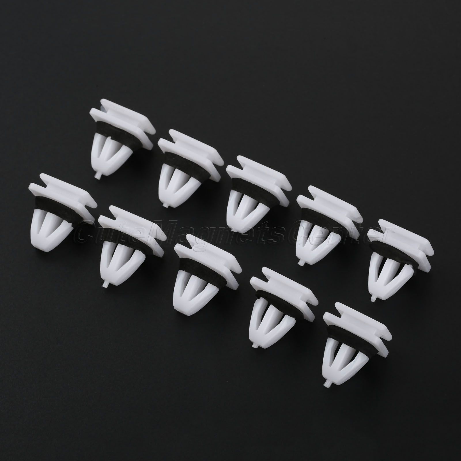 mtsooning 20pcs Car Rocker Cover Trim Clips Panel Sill Guard Moulding Side Skirt Nylon Retainer for Honda Civic CRV