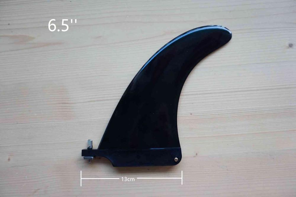 Longboard Fin Center Fin Center Sup Board Fin Surf 10'' 9'' 8'' 7.5'' 6.5'' centre fins Touring Fins FCS II Style Single Fin: 6.5 inch black