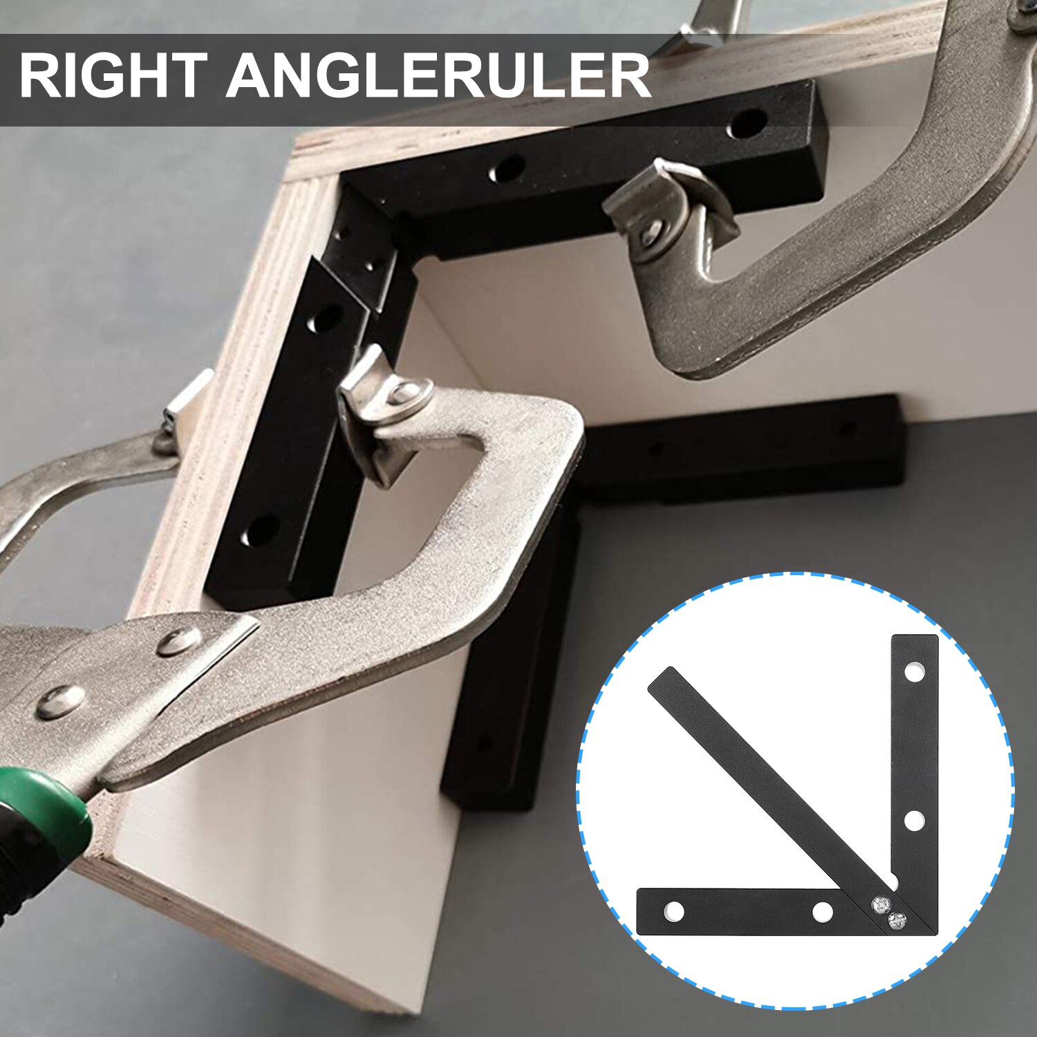 Center Finder Square Center Scribe Measuring Tool 45/90 Degree Right Angle Line Gauge Carpenter Ruler Aluminium Alloy Woodwork