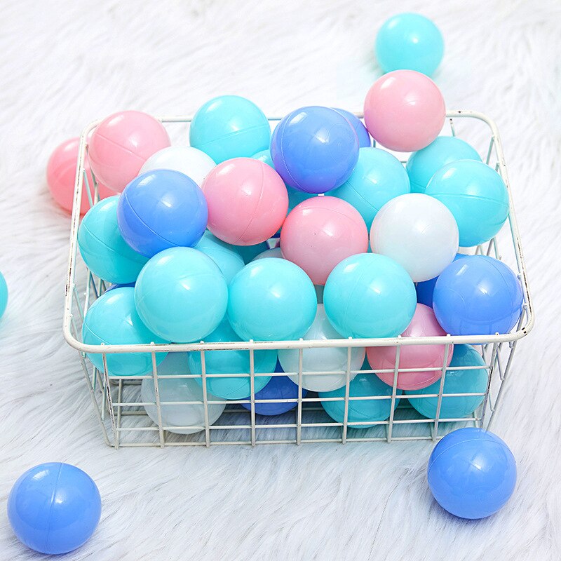 Box portatile da 1.2M per bambini Baby Kids tenda Bebe Balls Pit Ocean Balls Pool Cartoon Park Camping Dry Pool regalo di natale: 100pcs 5.5cm balls B