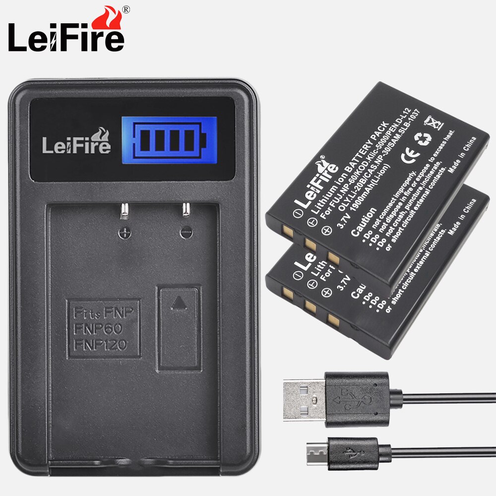 2Pcs NP-60 NP60 PX1656 Battery + Charger CAMILEO H10 H20 P10 P30 S10 NP60 CAMILEO HD CAMILEO Pro HD Camcorder