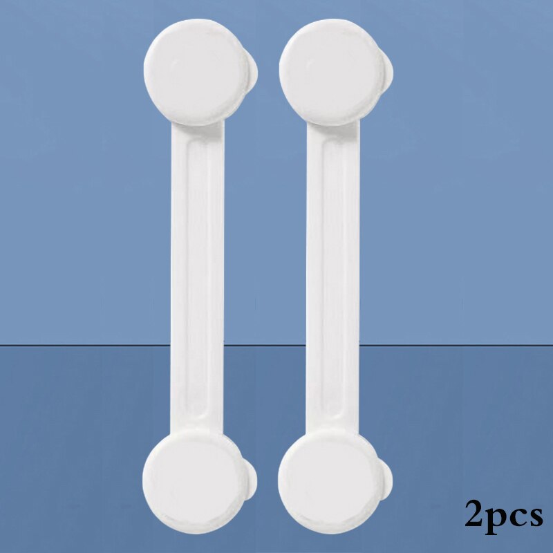 Baby Veiligheid Lock Kids Ladeblokkering Kind Anti-Opening Kastdeur Koelkast Beschermende Lock Baby Anti-Snuifje Bescherming gesp: White