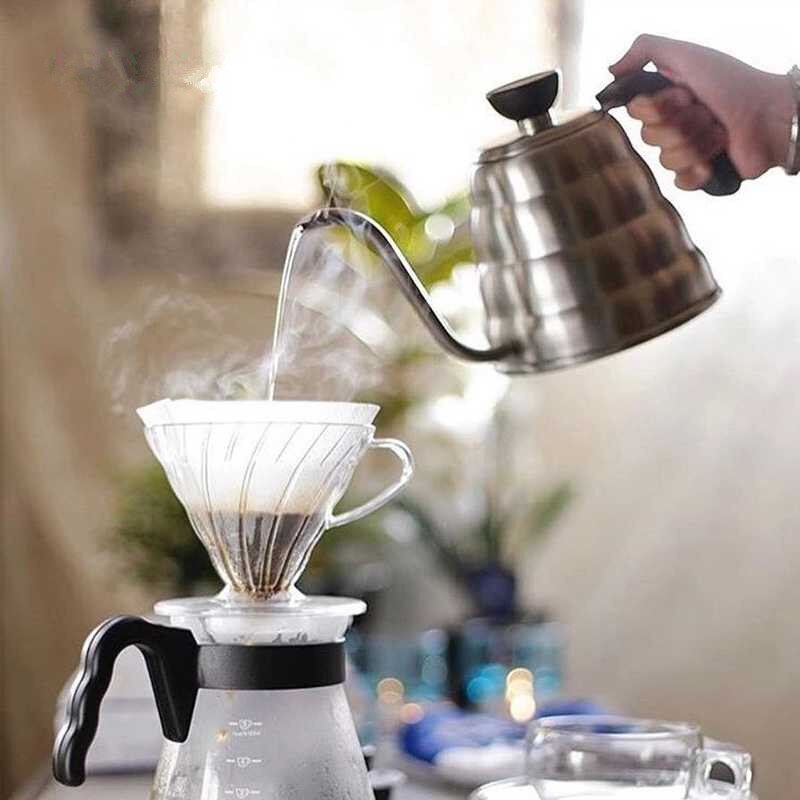 V60 Hand Drip Coffee Filter Resin Pour Over Coffee Dripper Paper Cone Drip Filters Barista Coffee Brewing Clever Dripper 101/102