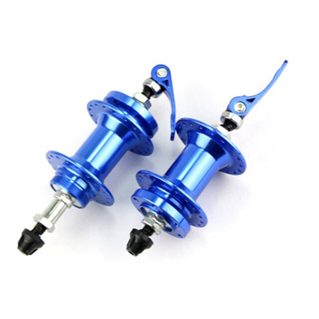 W/quick release Bicycle Hubs MTB Parts Mountain Bike Cycling Accessories: Blue