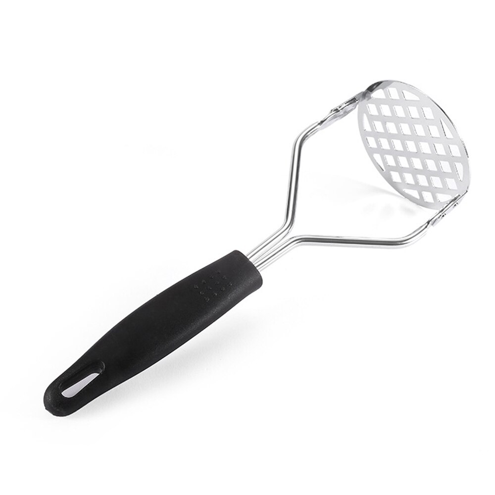 Pressed Potato Masher Ricer Puree Juice Maker Potato Pusher Smooth Mashed Potatoes Mud Crusher Fruit Kitchen Tools: Black