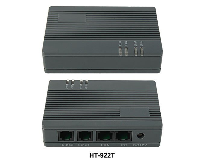 VOIP GOIP Gateway HT-922T NAT Transversal and Router functions