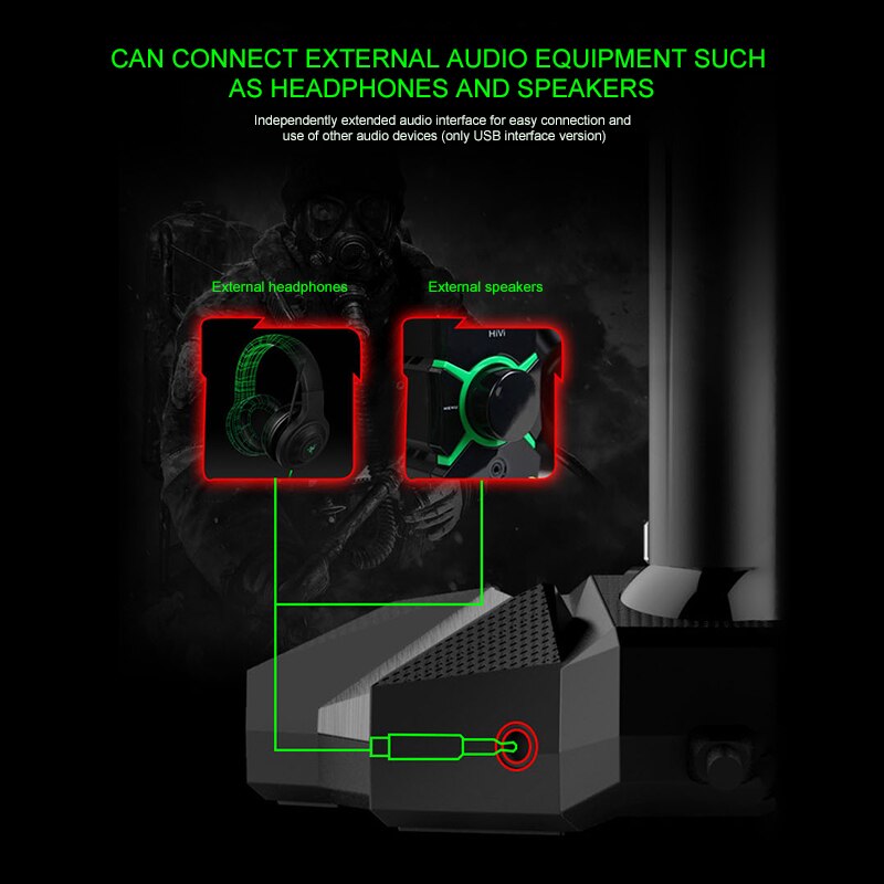 Freely Adjustable Desktop Microphone Karaoke Recording Desktop Microphone One-Click Volume Adjustment For PC Laptop