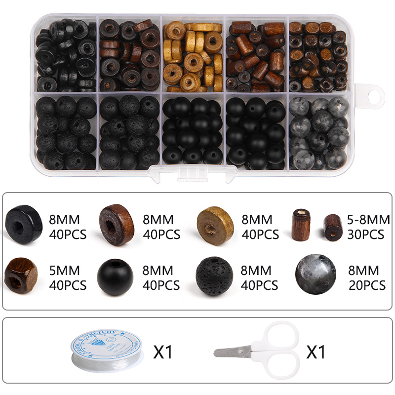 Small Seed Beads Box Set With Acrylic Letter micangas Wood Beads For Jewelry Making Bracelet Rings DIY Accessories Jewelry Kit: NO.2