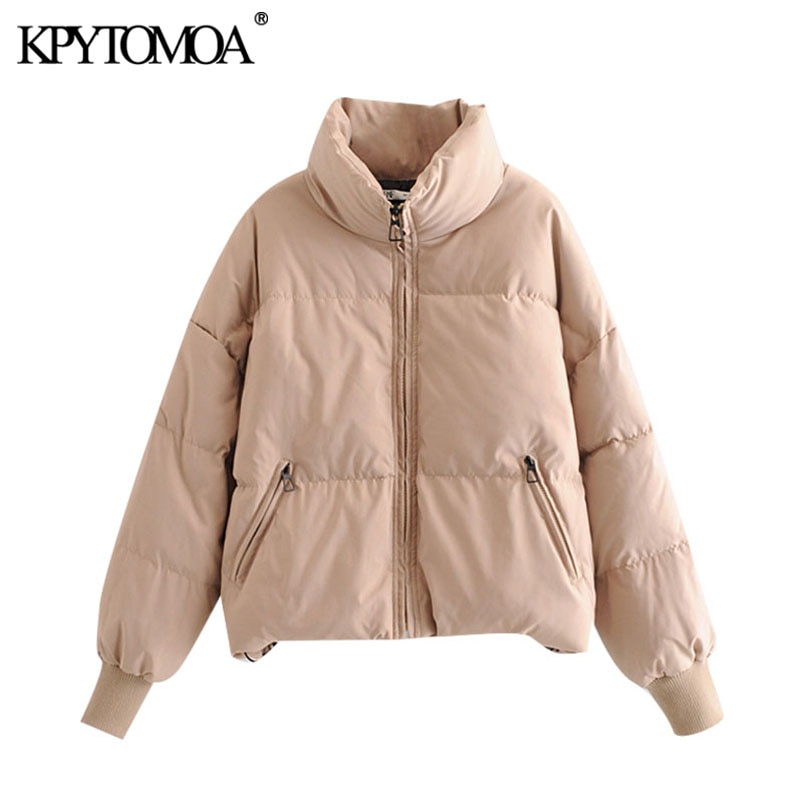 Kpytomoa dames oversized dikke warme parka jas vintage lange mouwen zakken trekkoord dames bovenkleding chique tops