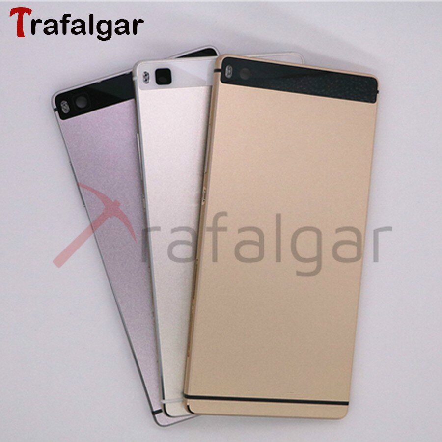 Back Cover for Huawei P8 Battery Cover Back Housing Rear Door Case Chassis Replacement Repair Spare Parts+Sim Tray GRA-L09