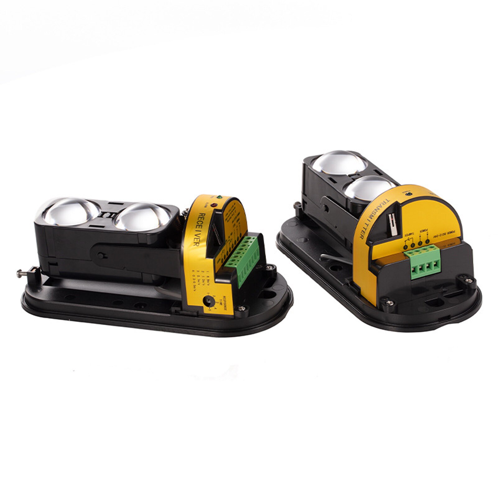 100M Dual Beam Sensor Active Infrared Intrusion Detector Home Perimeter Infrared Alarm