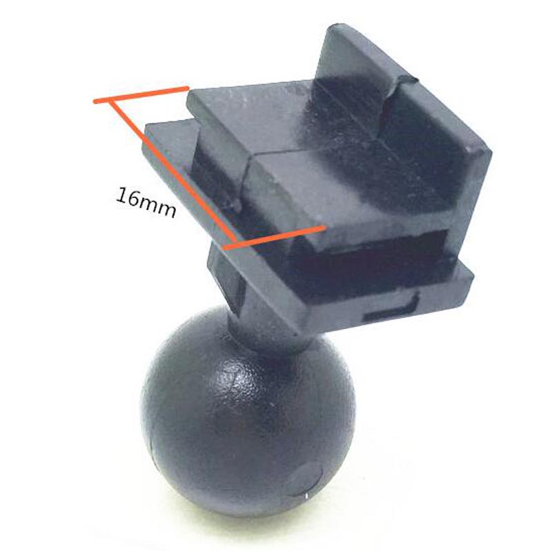 Ventosa per auto per supporto trattino Camera con adattatore di 7 tipi, supporto per auto ad angolo di 360 gradi per la guida della videocamera DVR: 3