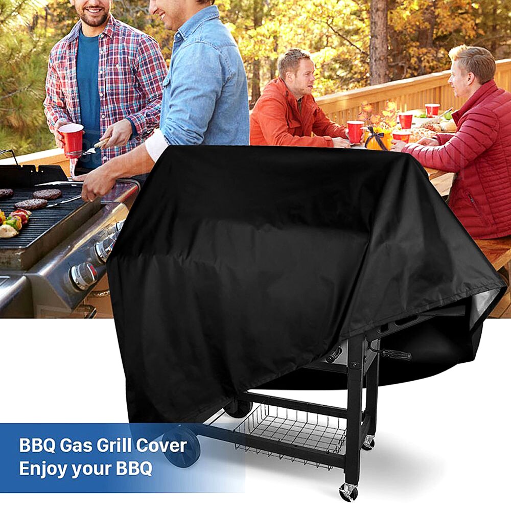 1Set BBQ Grill Abdeckung Schutzhülle 210D Oxford Tuch Staub-Proof Regendicht Feuchtigkeit-beweis Ofen Abdeckung Im Freien Sonne-sicher Grill