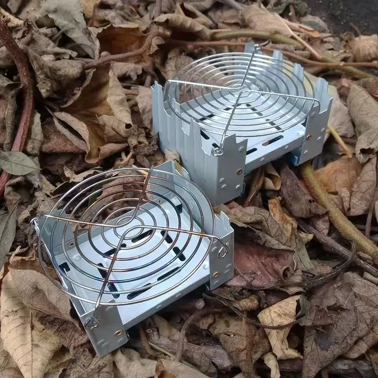 Estufa de Alcohol portátil para acampar, quemador de Alcohol sólido, estufa plegable de combustible para exteriores, Mini cocina de espíritu, Picnic, barbacoa, estufa de cera