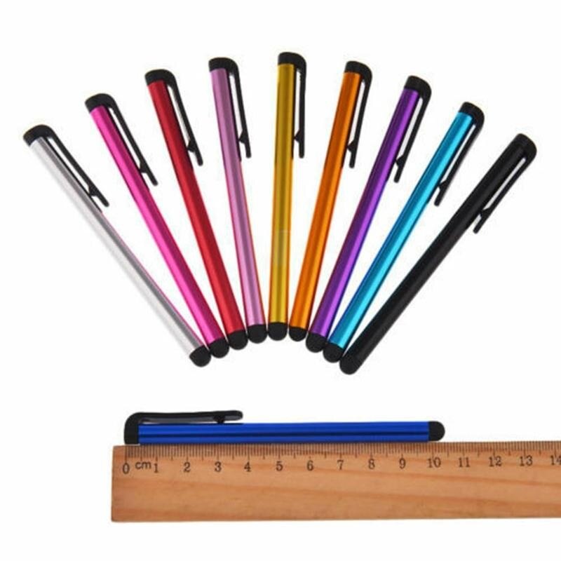 1pcs Mobile Phone Strong Compatibility Touch Screen Stylus Ballpoint Metal Handwriting Pen Suitable For Smart Cell Tip Pen