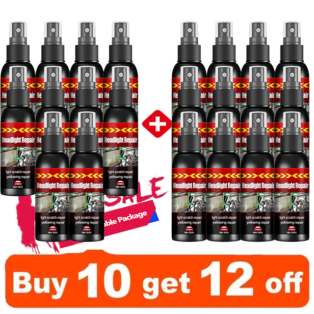 Headlight Repair Spray for Car Refurbishment Anti-Oxidation Coating Car Lamp Polishing Agent Scratch Restoration Dirt Clean