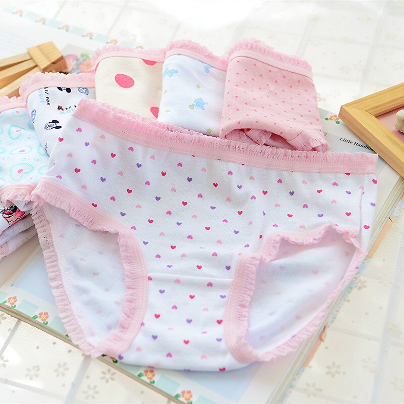 4 pz/lotto nuovo disegno di modo slip bambini mutande ragazze biancheria intima mutandine di cotone TNN0065