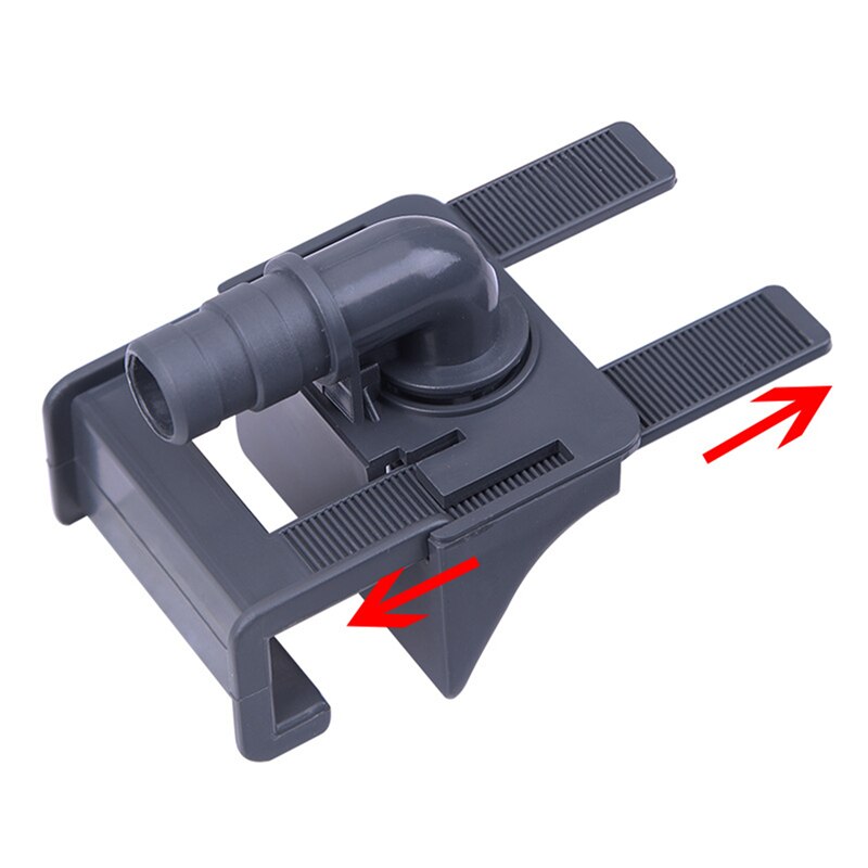 1Pc Plastic Aquarium Aquarium Waterleiding Connector Aquarium Mount Houder Instroom Uitstroom Rekbaar Aquarium Accessoires