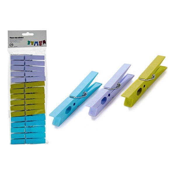 Wasknijpers Plastic (16 Stuks)