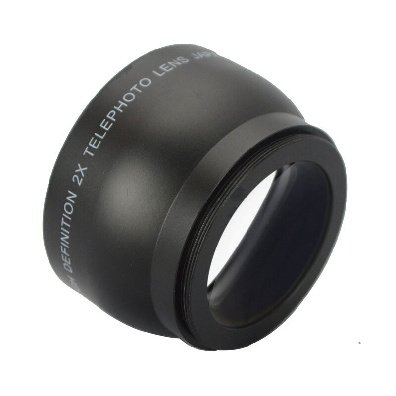 Durable 52mm 2x Telephoto Lens Converter For Nikon D5100 D3200 D70 D40 DSLR Camera with Cover