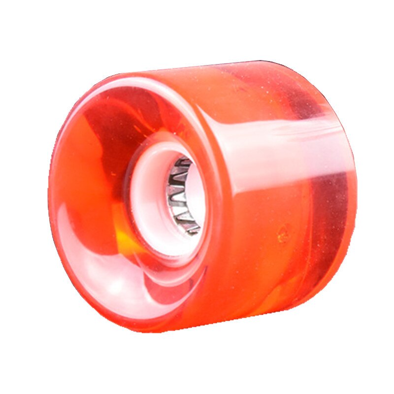 4pcs 60x45mm Longboard Wheels Pu Material Skate Roller Skateboard Part Wheels Upgrade Replacement Fish Board Banana Board Wheels