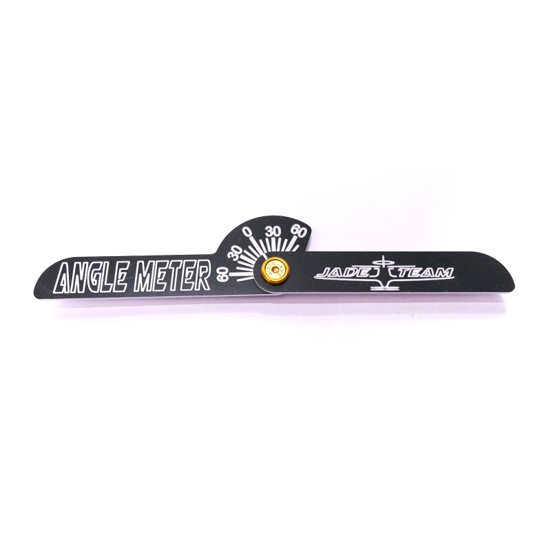 JADE TEAM High Precision Rudder Surface Protractor 180 Degree Angle Ruler Goniometer Tool For RC Airplane Servo Arm