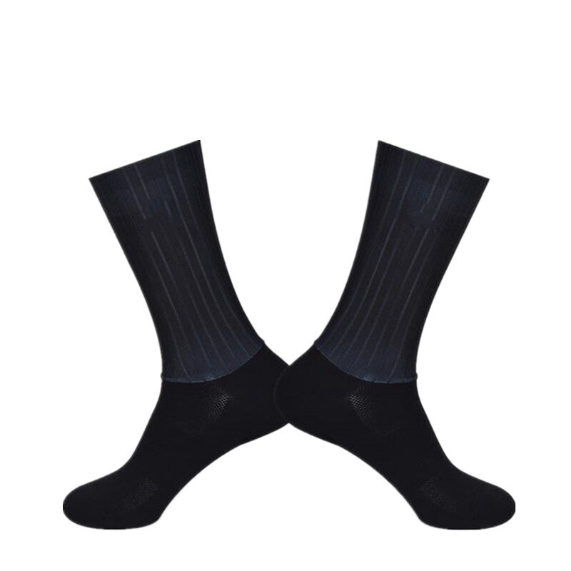 Calze da ciclismo senza cuciture antiscivolo stampaggio integrale calze da bici ad alta tecnologia calze da corsa per bicicletta da corsa all'aperto