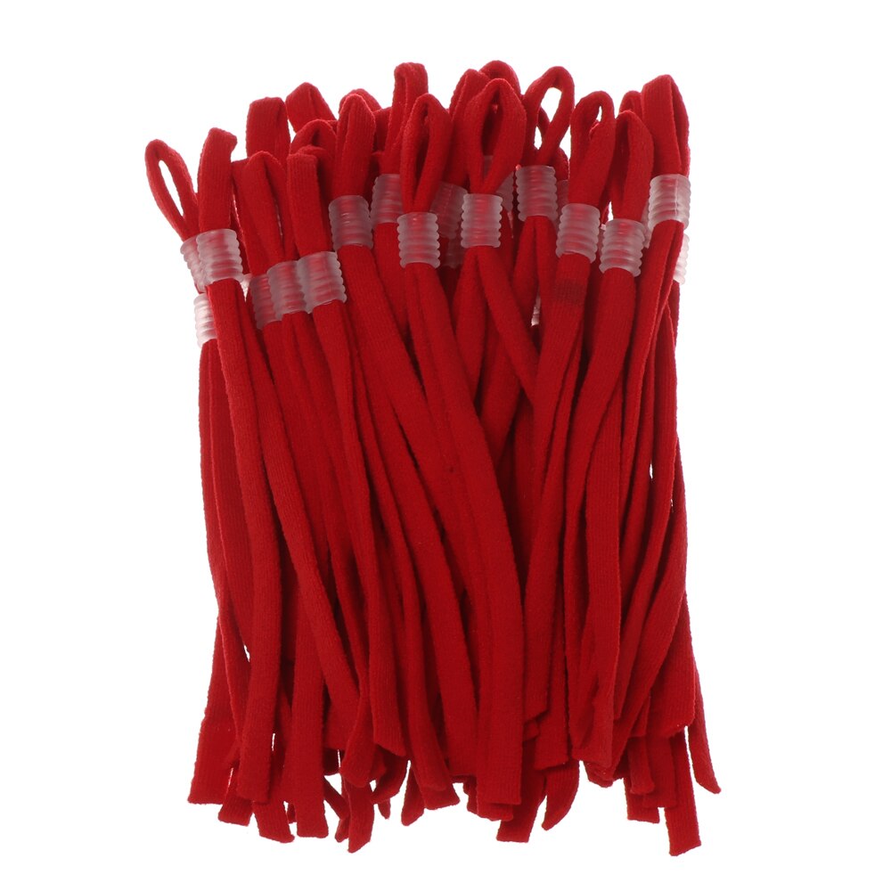 50 stuks verstelbare elastische koorden, gespen, rubberen band, rekkoorden voor doe-het-zelf maskers, naaiaccessoires, rekkoorden met gesp: 10