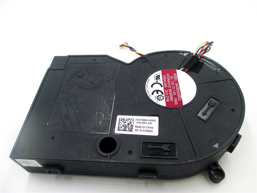 original fan radiator cooler for Dell Optiplex 3050 5050 CPU Cooling Fan TKR4X 0TKR4X 7D86K 07D86K BAZB0925R2U BUC1012SJ-00