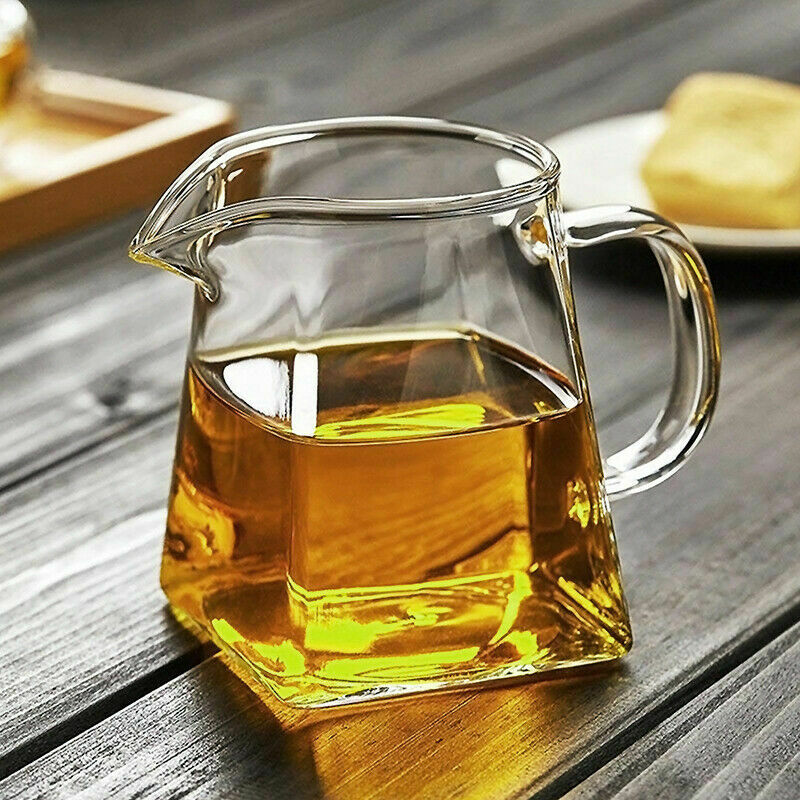 350ml 550ml Glass Square Teapot High Temperature Resistant Loose Leaf Flower Tea Coffee Pot Stainless Steel Infuser Filter