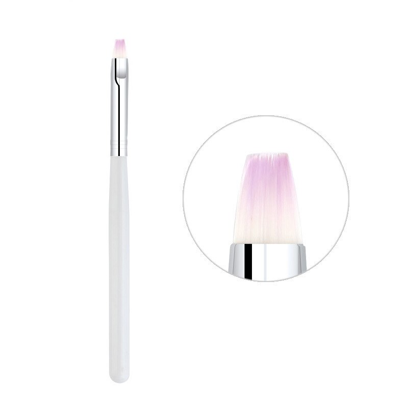 Kit de faux-ongles pour Extension de Gel UV, ensemble français pour construction rapide, moule, pointes, cuillère à cuticules en acier inoxydable, brosse à trancher, 6 pièces