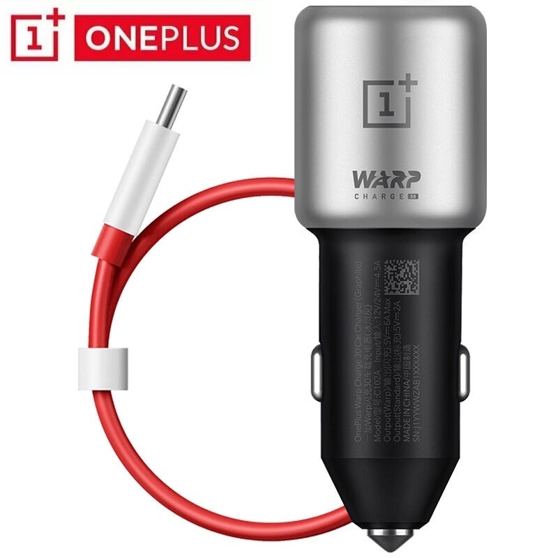 Origina Oneplus 8 Profi Auto Ladegerät 30W 5V = 6A max 6A schnelle Auto ladegerät Adapter 3,0 usb typ-c kabel für eine Plus 8 7 7T 6T 6 5T 5: Car ladegerät 1M kabel