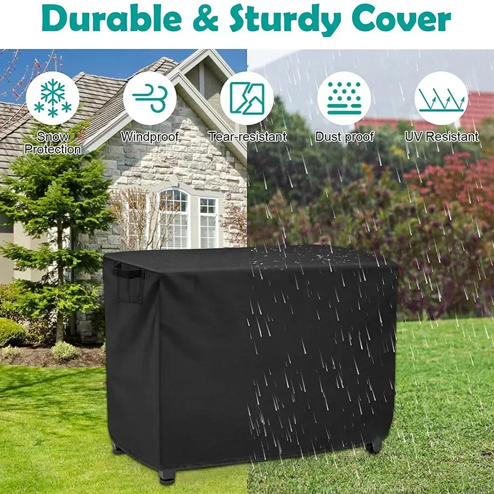 Waterdichte, verplaatsbare eettafel voor buiten, pizzaoven, terrasgrill, tafelhoes voor terras, buitenkeuken, barbecue, gasgrillhoes