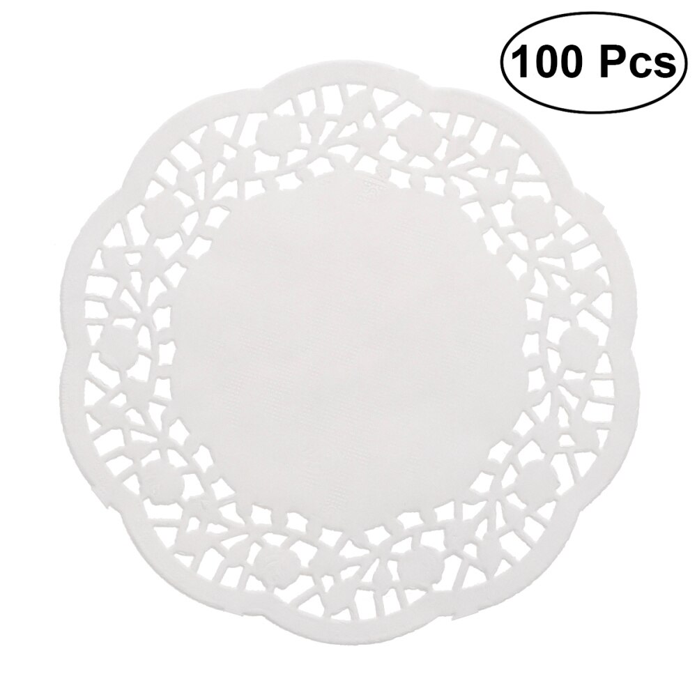 ANTETOK Napperons en papier dentelle jetables 30 cm 100 ANTETOK Napperons en papier dentelle jetables 30 cm 100