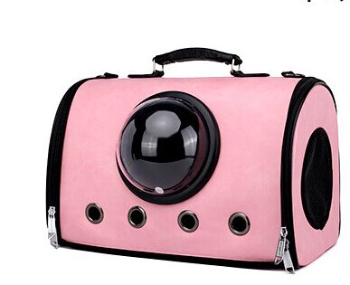 Neue Haustier Handtasche Aus Tragbare Atmungsaktive Hund Tasche Faltbare Raum Kapsel Haustier Tasche Reise Hand Tasche Katze Hund Tasche: Rosa