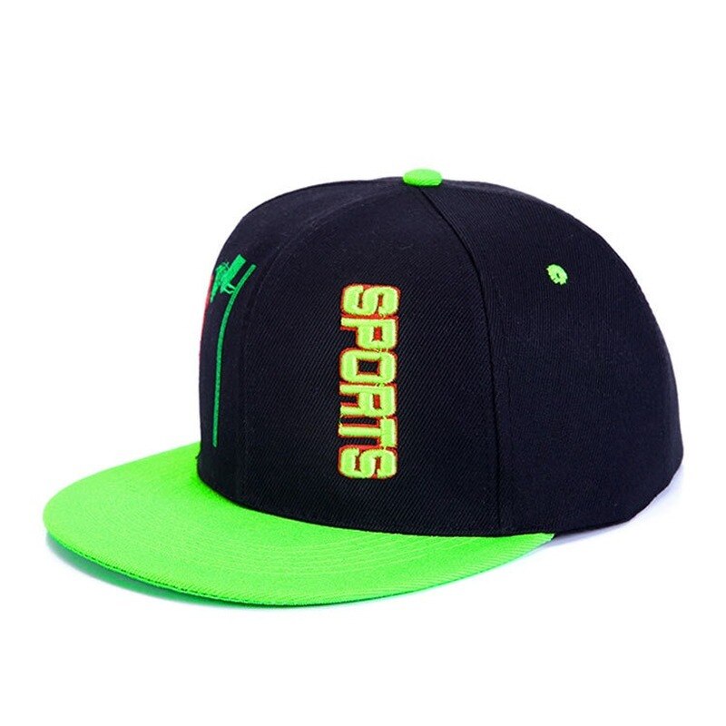 Męskie czapki sportowe wyszywane litery czapka z daszkiem bawełniane dopasowane kolory kapelusz biodro-chmiel letnia czapka sportowa kobiety biodro-chmiel H323