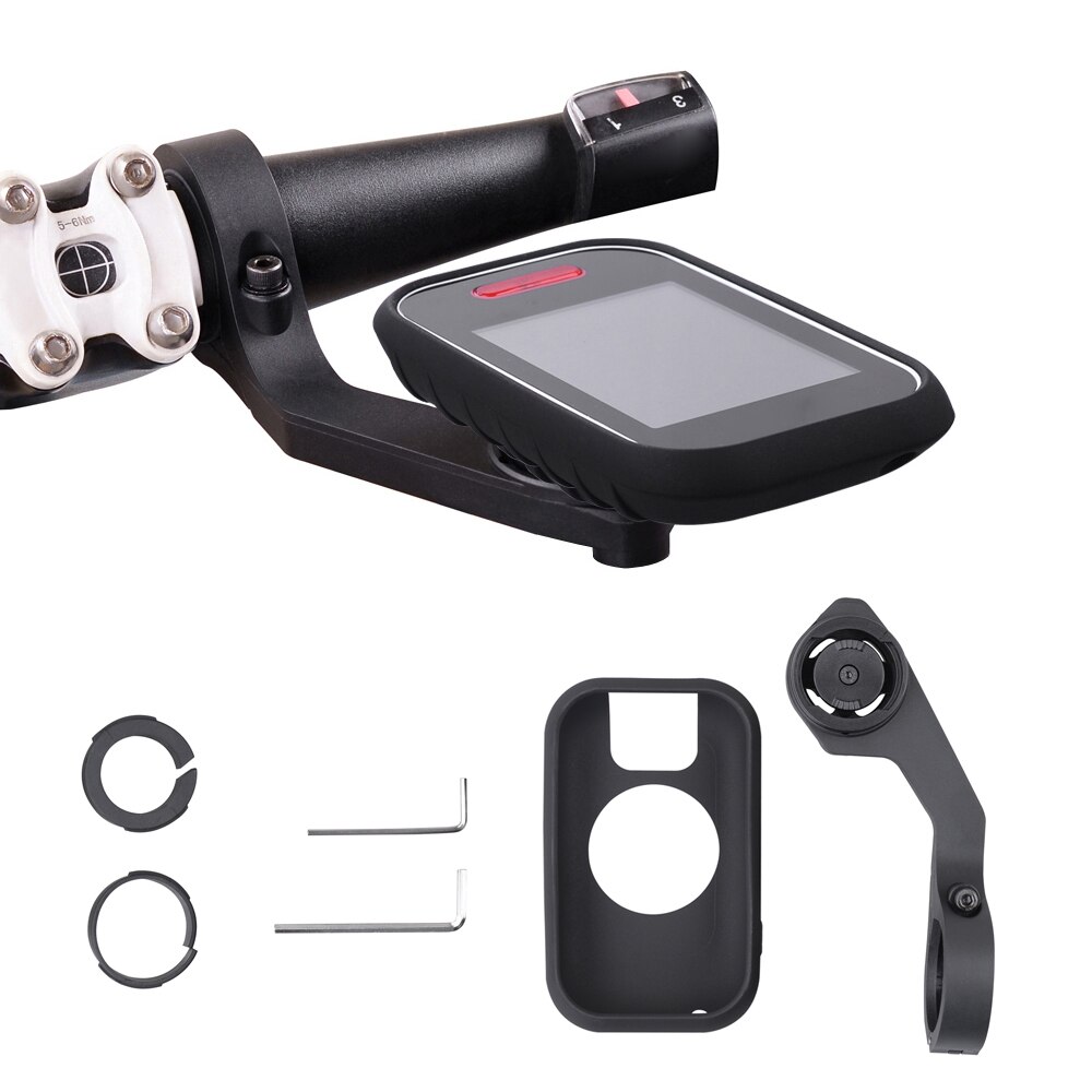 Til gps polar  v650 road mtb cykelcomputer gps protect case silikone cykelcomputermontage sæt til 31.8mm or 25.4mm styr