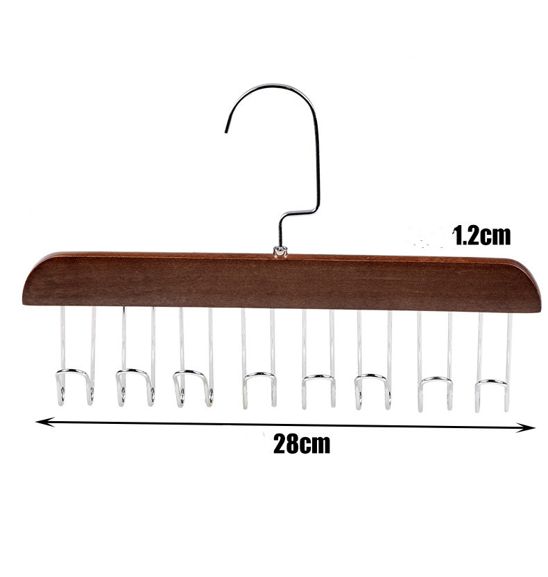 1 st Massief Houten Droogrek 8 Haken Multifunctionele Kleding En Broek Haken Draagbare Thuis Appartement Kleerhanger