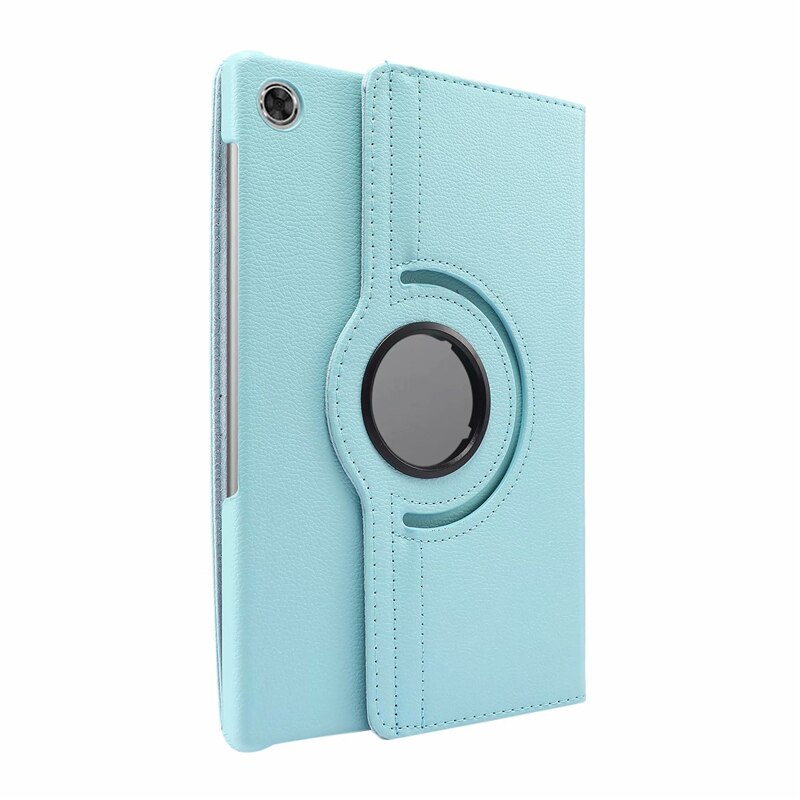 360 obracanie skrzynka dla Lenovo Tab M10 HD 2nd Gen TB-X306F TB-X306X X306 10.1 cal Tablet Funda odwróć stań PU skórzany pokrywy skrzynka: Sky Blue
