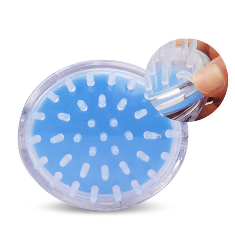 1 Uds. De cepillo de champú de silicona para ducha del cuero cabelludo, cepillo de masaje para pelo, peine masajeador de cuero cabelludo